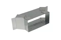 Raccordement latéral 170x80 mm pour tuyau d'évacuation des fumées