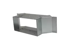 Raccordement latéral 170x80 mm pour tuyau d'évacuation des fumées