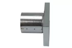 Couvercle 170x80 mm avec raccord de diamètre 80 mm pour le tuyau d'évacuation des fumées