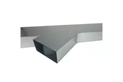 Raccordement latéral 170x80 mm 45 degrés pour la canalisation