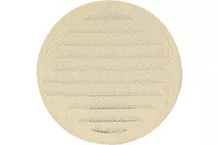 Grille de ventilation métal ronde Ø 125 mm beige - MR125Y - RAL1015