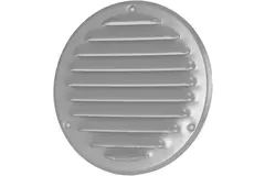 Grille de ventilation métal ronde Ø 160 mm gris - MR160P - RAL9006