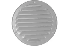 Grille de ventilation métal ronde Ø 125 mm gris - MR125P - RAL9006