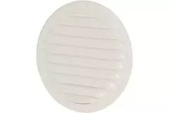 Grille de ventilation métal rond Ø 160 mm blanc - MR160 - RAL9016