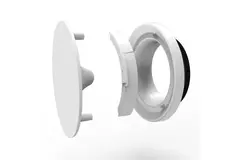 Vent-Axia Uniflexplus RV 100 mm robinet d'alimentation et de vidange réglable - blanc
