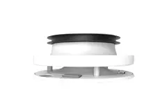 Vent-Axia Uniflexplus RV 100 mm robinet d'alimentation et de vidange réglable - blanc