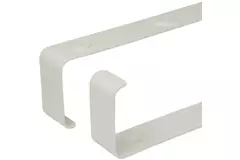Supports rectangulaires en plastique (2 pièces) 220 x 55 mm - KZ25