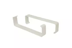 Supports rectangulaires en plastique (2 pièces) 220 x 55 mm - KZ25