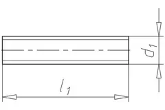 Pièce de fixation M8 x 20mm (100 pièces)