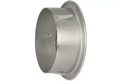 Grille de ventilation métal ronde avec douille de montage Ø 180 mm aluminium - DWRA180S
