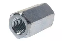 Ecrou d'accouplement galvanisé m8