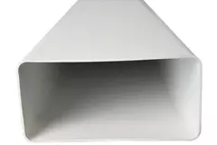 Gaine de ventilation rectangulaire en plastique 110 x 55 longueur = 0,5 mètre - K-0.5
