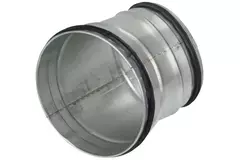 Coude spiralé rond 30° Ø 80 mm pour conduit rigide galvanisé