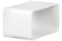 Raccord femelle carré en plastique 110 x 55 mm - KSF