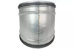 Coude spiralé rond 30° Ø 80 mm pour conduit rigide galvanisé