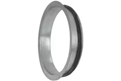 Jonction plate Ø 80 mm (90°) - Galvanisée