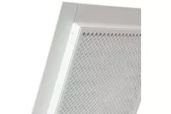 Grille métal industriel 200 x 200 mm blanc - MRF2020