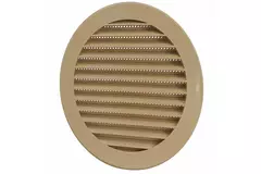 Grille à ailettes diamètre 100 mm beige - VR100Y