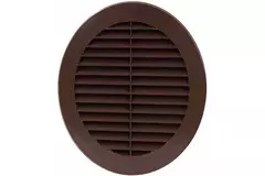 Grille à ailettes diamètre 150 mm marron - VR150B