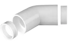 Plastique Coude 45° Ø 20mm