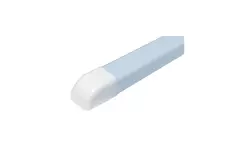 Climaplus gaine de climatisation Embout 125 x 75mm RAL9010 BLANC