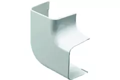 Climaplus air conditioning duct Angle flat bend 125 x 75mm RAL 9010 WHITE