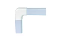 Climaplus air conditioning duct Angle flat bend 125 x 75mm RAL 9010 WHITE