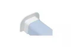 Climaplus air conditioning duct Wall rosette flat 125 x 75mm RAL 9010 WHITE