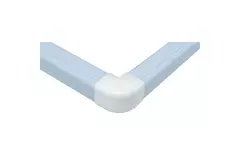 Climaplus air conditioning duct External bend 70x55mm RAL 9010 WHITE