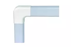 Climaplus gaine de climatisation Coude plat 70x55mm RAL 9010 BLANC