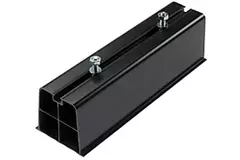 Barre de montage à l'extérieur de l'unité en PVC dur, longueur 450 mm