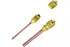Embout à souder avec valve Shrader SAE 1/4