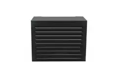 ClimaConnect : caisson pour climatiseur et pompe à chaleur, grand format, RAL 7024, gris graphite