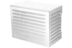 ClimaConnect : caisson pour climatiseur et pompe à chaleur, petit modèle, RAL 9010 Blanc