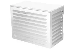 ClimaConnect : caisson pour climatiseur et pompe à chaleur, petit modèle, RAL 9010 Blanc