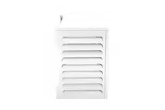 ClimaConnect : caisson pour climatiseur et pompe à chaleur, couleur RAL 9010 Blanc