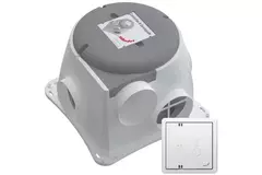 Zehnder ComfoFan Silent 460 m³/h + capteur de CO₂ - fiche avec mise à la terre