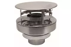 Clapet concentrique de 100 - 150 mm de diamètre I316/I304 (D0,5/D0,5) (à l'exclusion de caoutchouc d'étanchéité pour conduit interne)