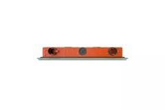 Diffuseur à fente sans cadre Ergovent 1000 mm avec diamètre de raccordement 90 mm - profilé