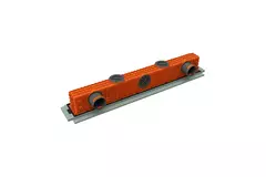 Diffuseur à fente sans cadre Ergovent 1000 mm avec diamètre de raccordement 90 mm - profilé