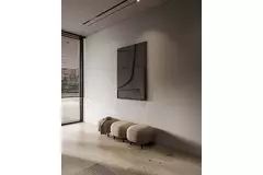 Diffuseur à fente sans cadre Ergovent 1050 mm avec diamètre de raccordement 90 mm - modulaire - 1 fente
