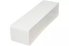 Raccord femelle carré en plastique  220x55 mm - KSF25