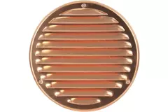 Grille de ventilation métal ronde Ø 200 mm cuivre - MR200Cu