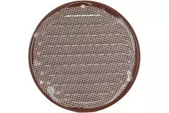 Grille de ventilation métal ronde 100 mm marron - MR100B - RAL8016