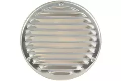 Grille de ventilation métal rond Ø 160 mm aluminium - MR160Al