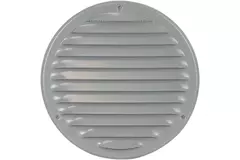 Grille de ventilation métal ronde Ø 160 mm gris - MR160P - RAL9006