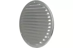 Grille de ventilation métal rond Ø 200 mm zinc - MR200ZN