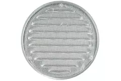 Grille de ventilation métal rond Ø 200 mm zinc - MR200ZN