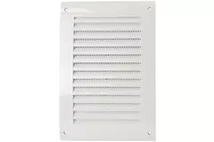 Grille murale 250x170 mm blanc - N25