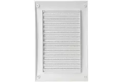 Grille murale 250x170 mm blanc - N25